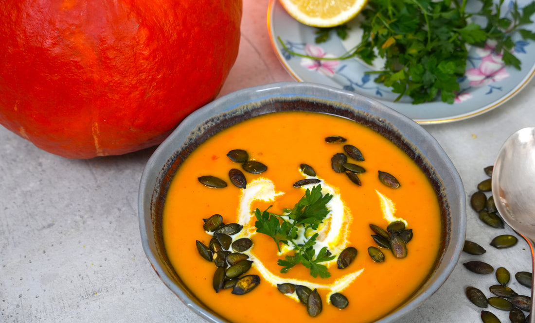 Klassische Kürbissuppe
