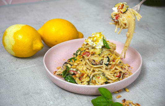 Zitronenpasta mit Ricotta