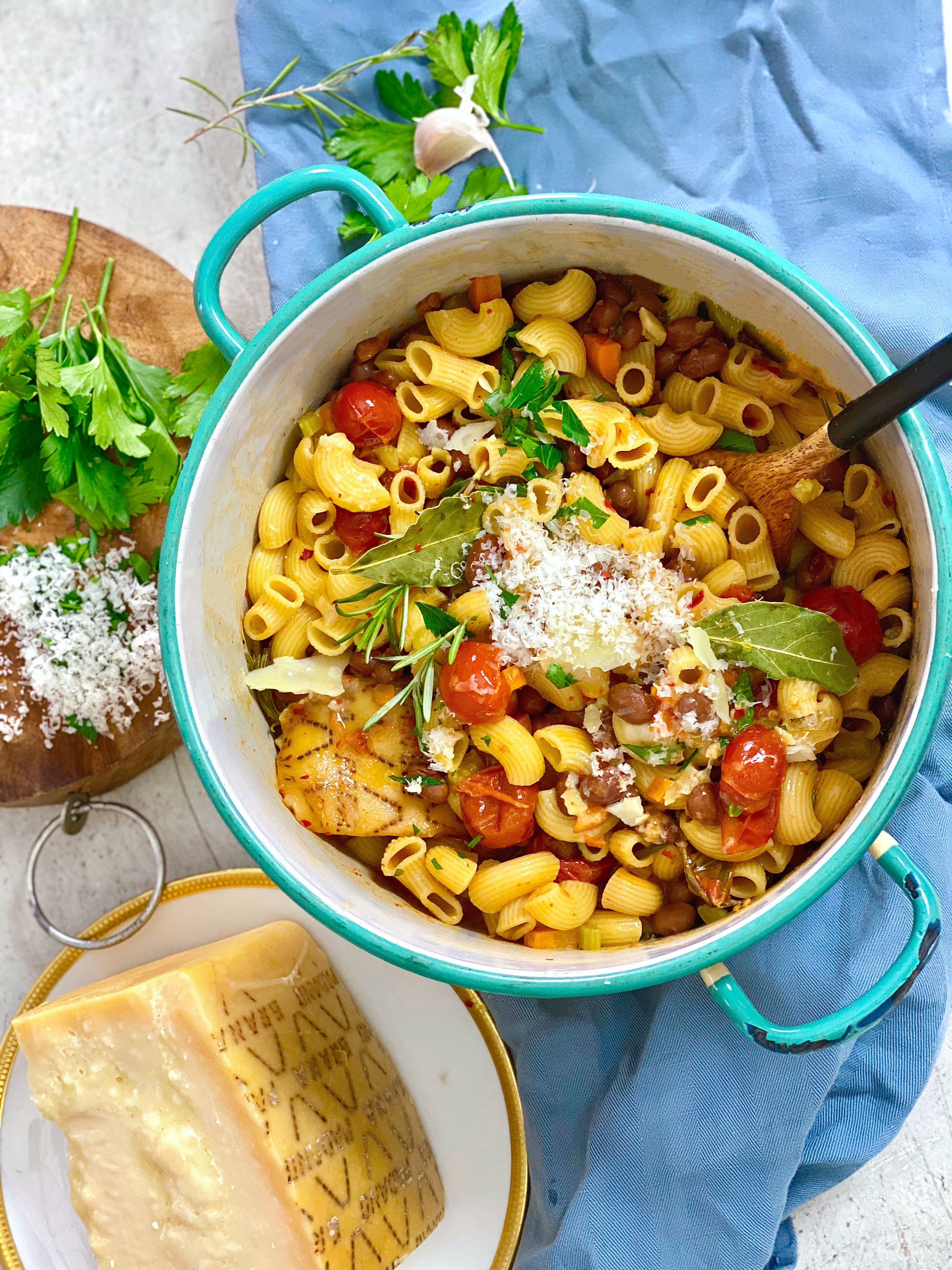 Rezept für Pasta e Fagioli: ein köstlicher Eintopf aus Nudeln und ...
