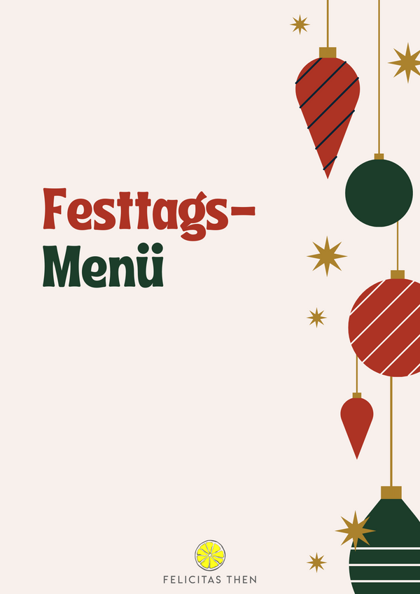 Festtags-Menü Rezepte-ebook